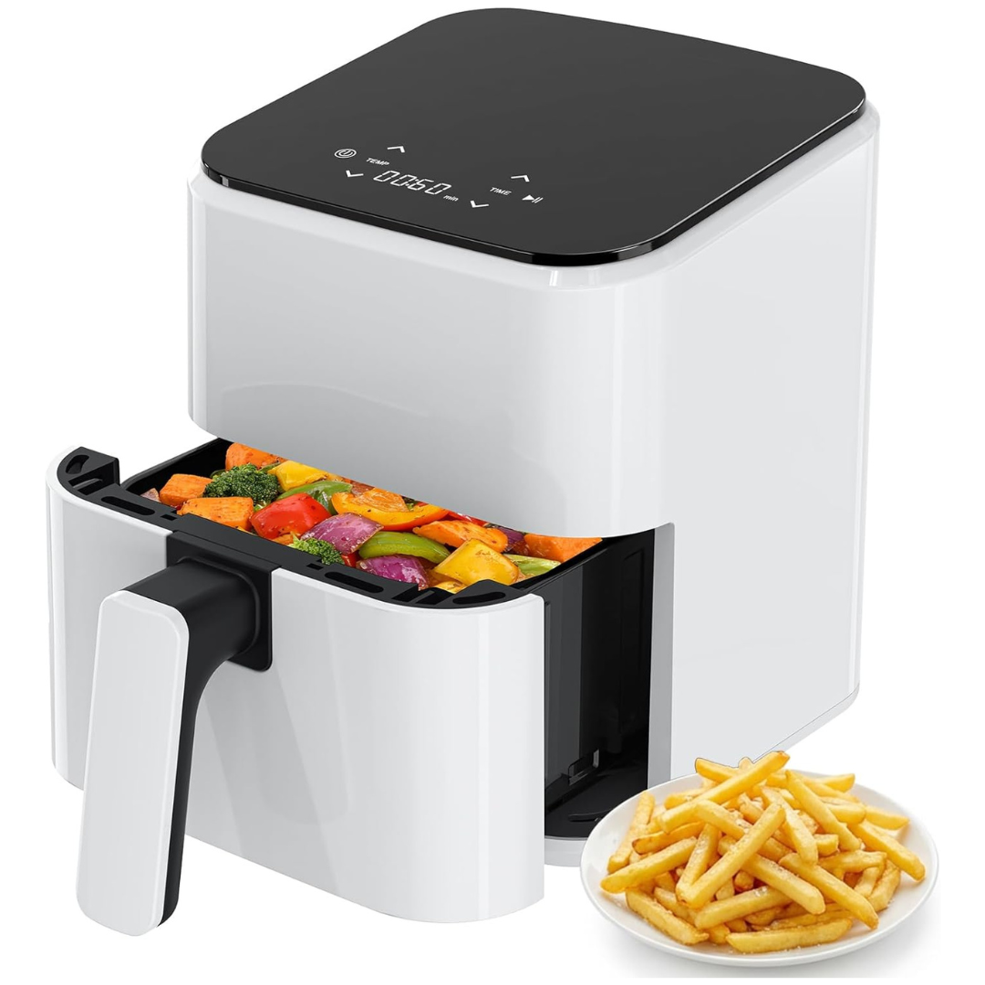Olixis 3QT Small Air Fryer with Digital PP Touch Panel