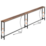 102.4" Height Adjustable Sofa Table with Power Outlets (USB-C/A & AC Ports)