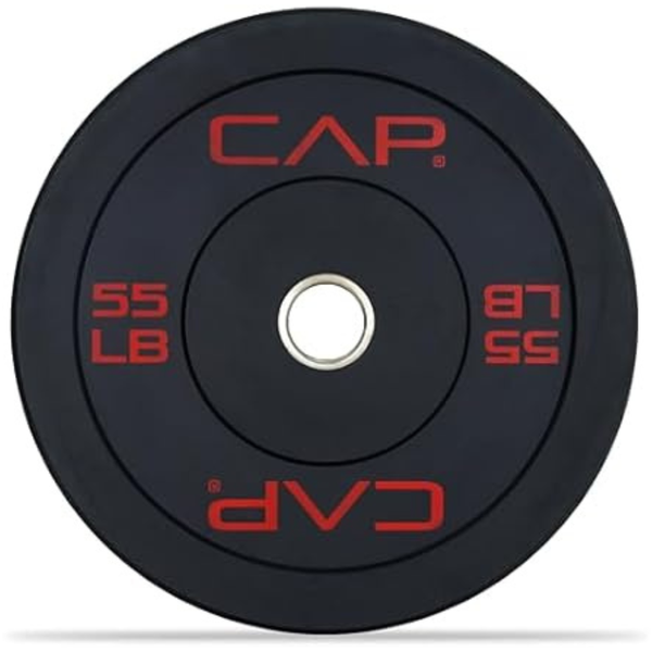 55 lb CAP Barbell Economy Olympic Bumper Plate
