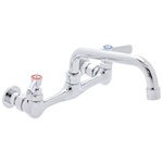 Commercial Sink NSF No Lead 8" Center Wall Mount Faucet