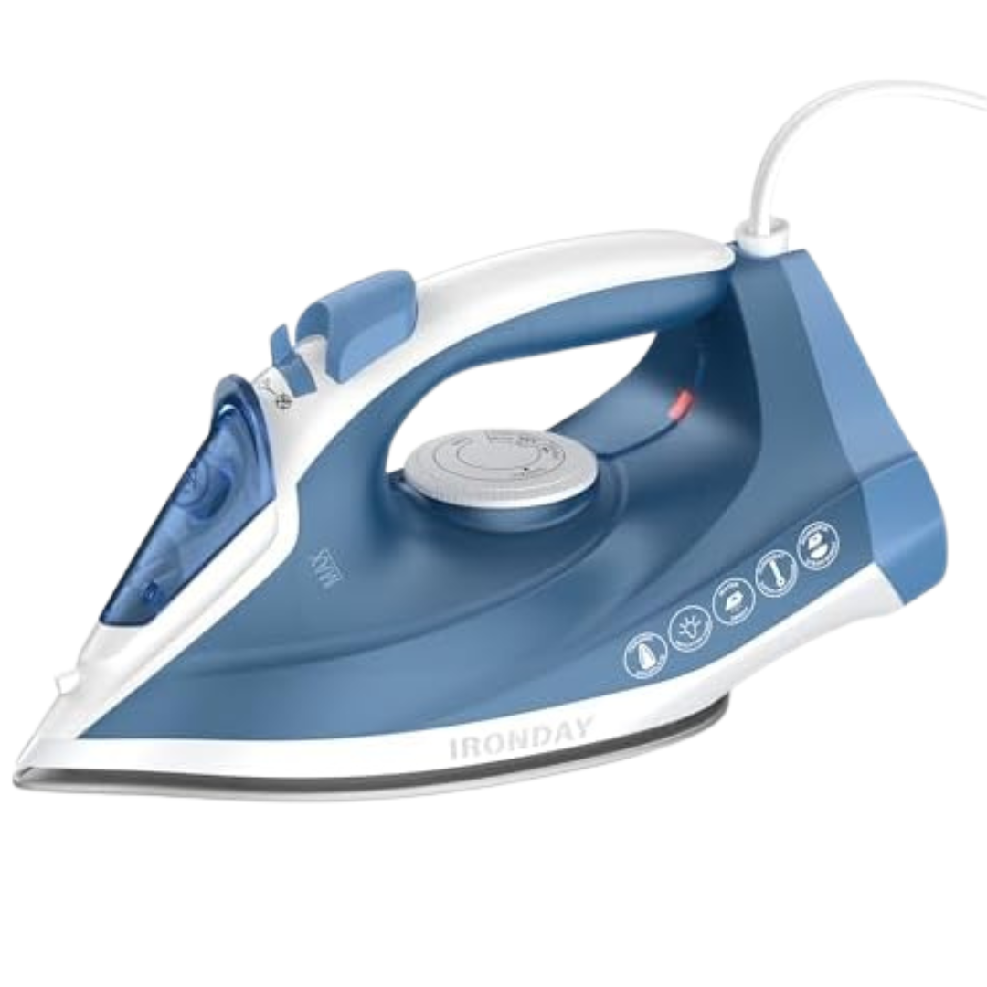 Ironday 1200W Steam Iron with Ceramic Soleplate
