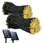 2-Pack 72ft 200 LED Extra-Long Solar Powered Lights