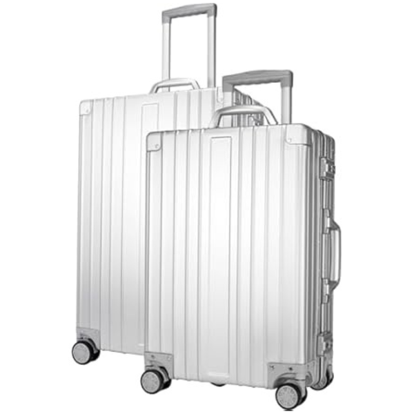 2-Piece Skylark-100 Aluminum Hard Shell Luggage Set (20"/26")