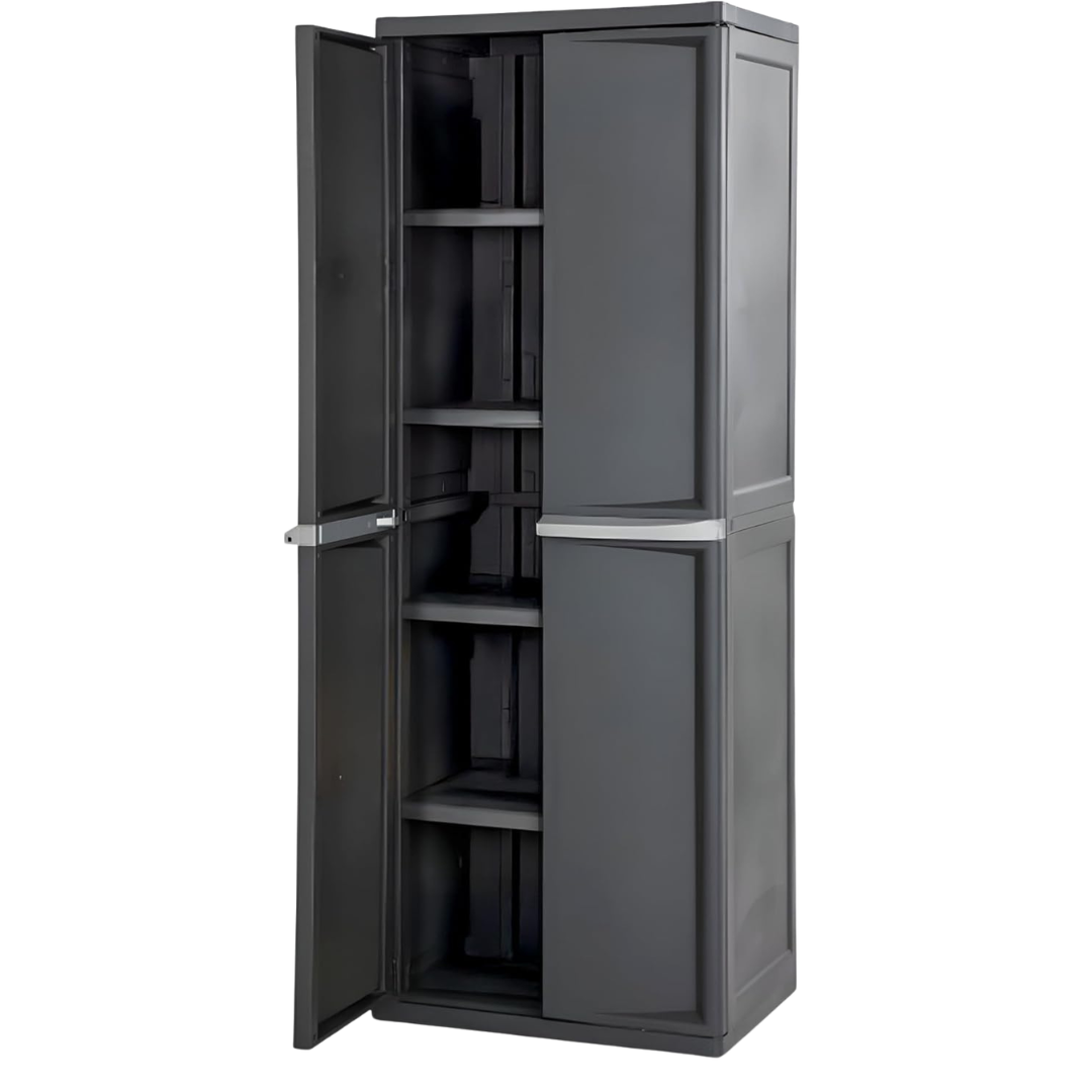 Sterilite 4-Shelf Adjustable Storage Cabinet