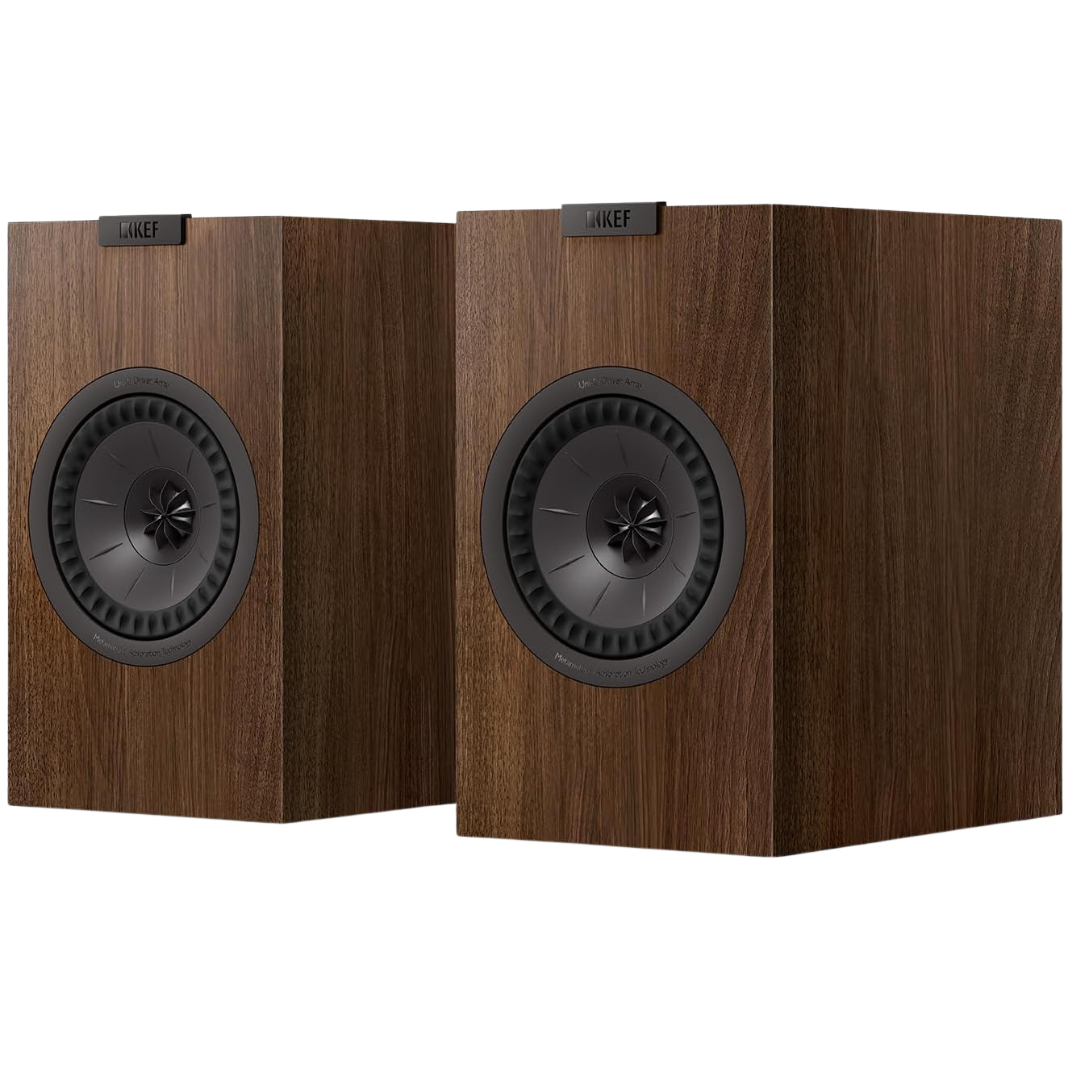 KEF Q1 Meta Bookshelf Speakers (Pair) (Walnut)