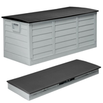 75-Gallon Ktaxon Collapsible Outdoor Garden Plastic Storage Deck Box