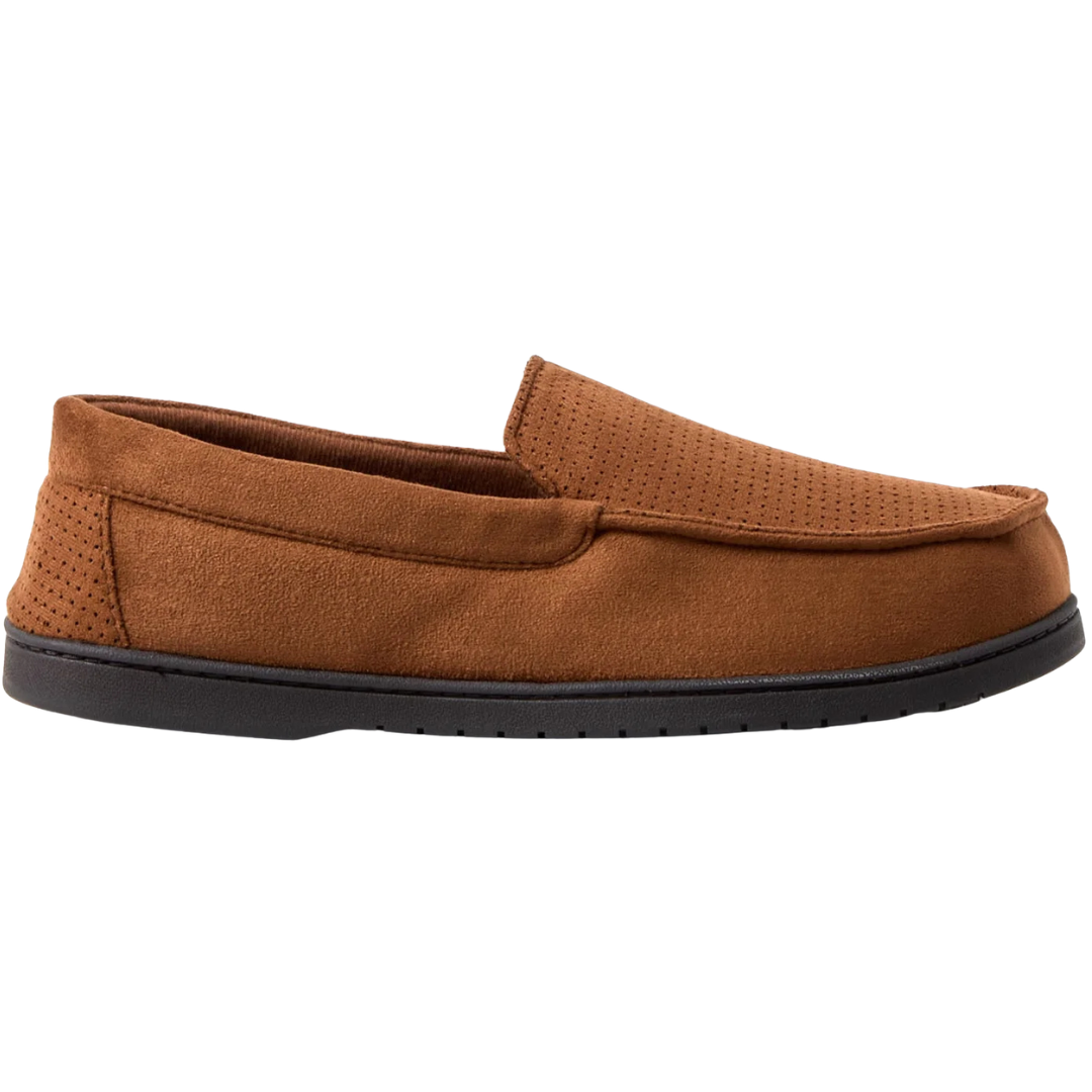 Dearfoams Cozy Comfort Men's Jason Microsuede Slippers (4 colors)