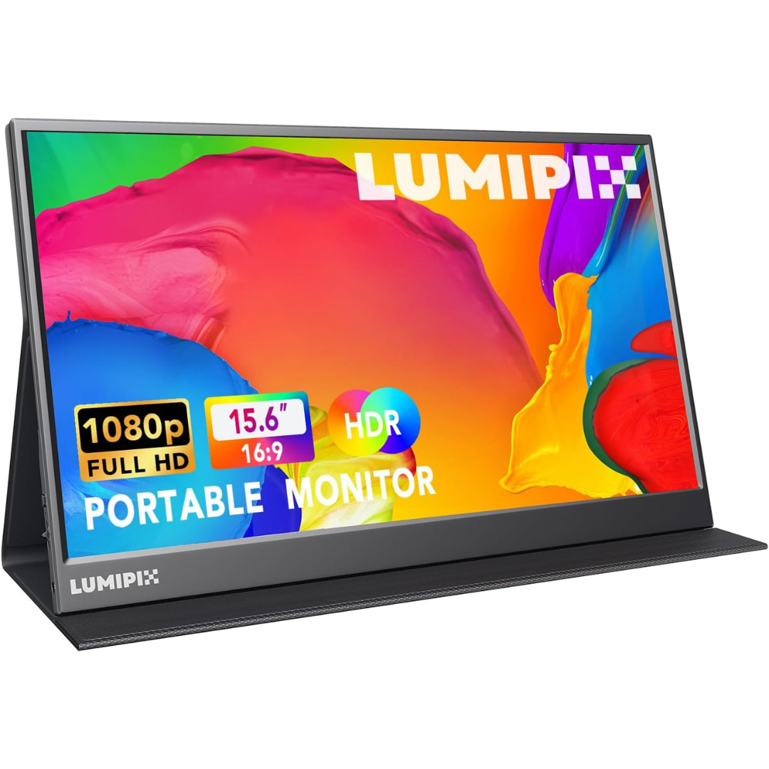 15.6" LUMIPIX Magic-001 FHD 1ms HDR IPS Monitor