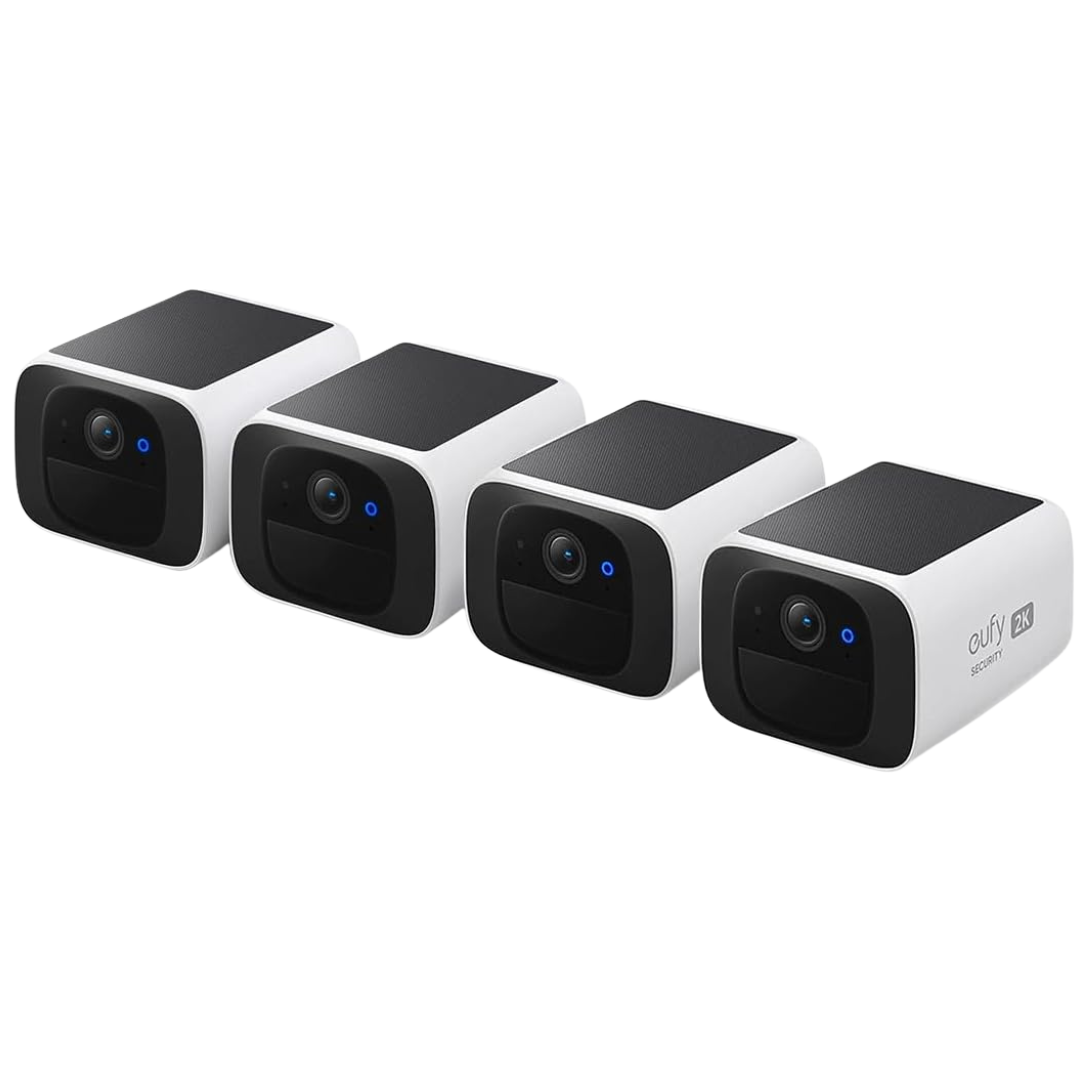 4-Pack eufy Security S220 SoloCam 2K Solar Wireless Outdoor Camera