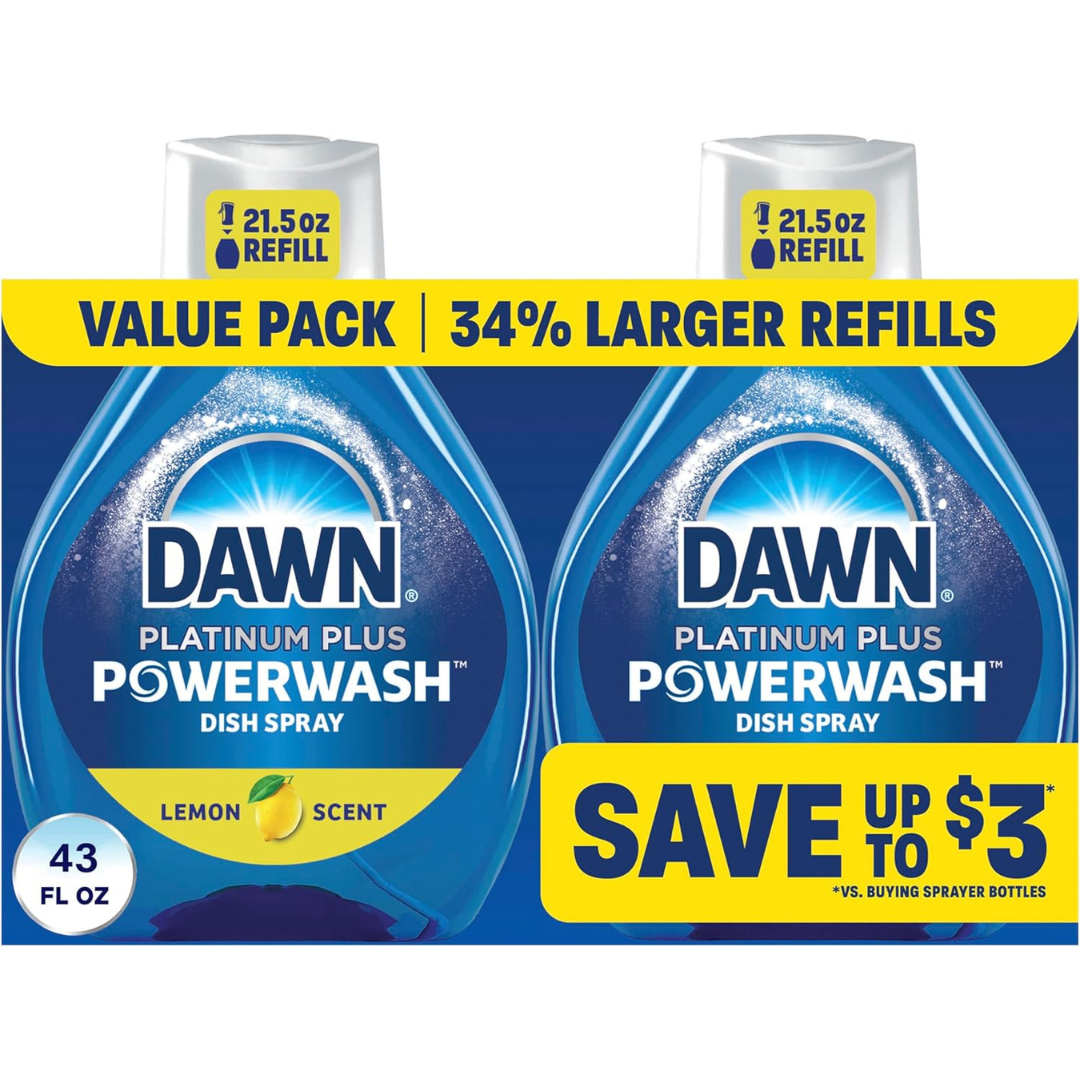 2-Pack 21.5-Oz Dawn Powerwash Dish Spray Refill (Lemon)