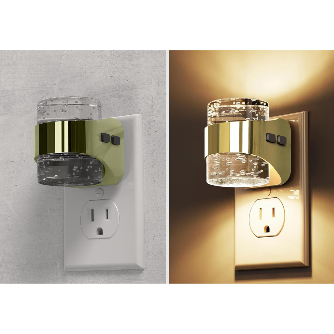 2-Pack 3CCT Smart Night Light W/ Adjustable 3-Color Temperatures & Auto On/Off Sensor