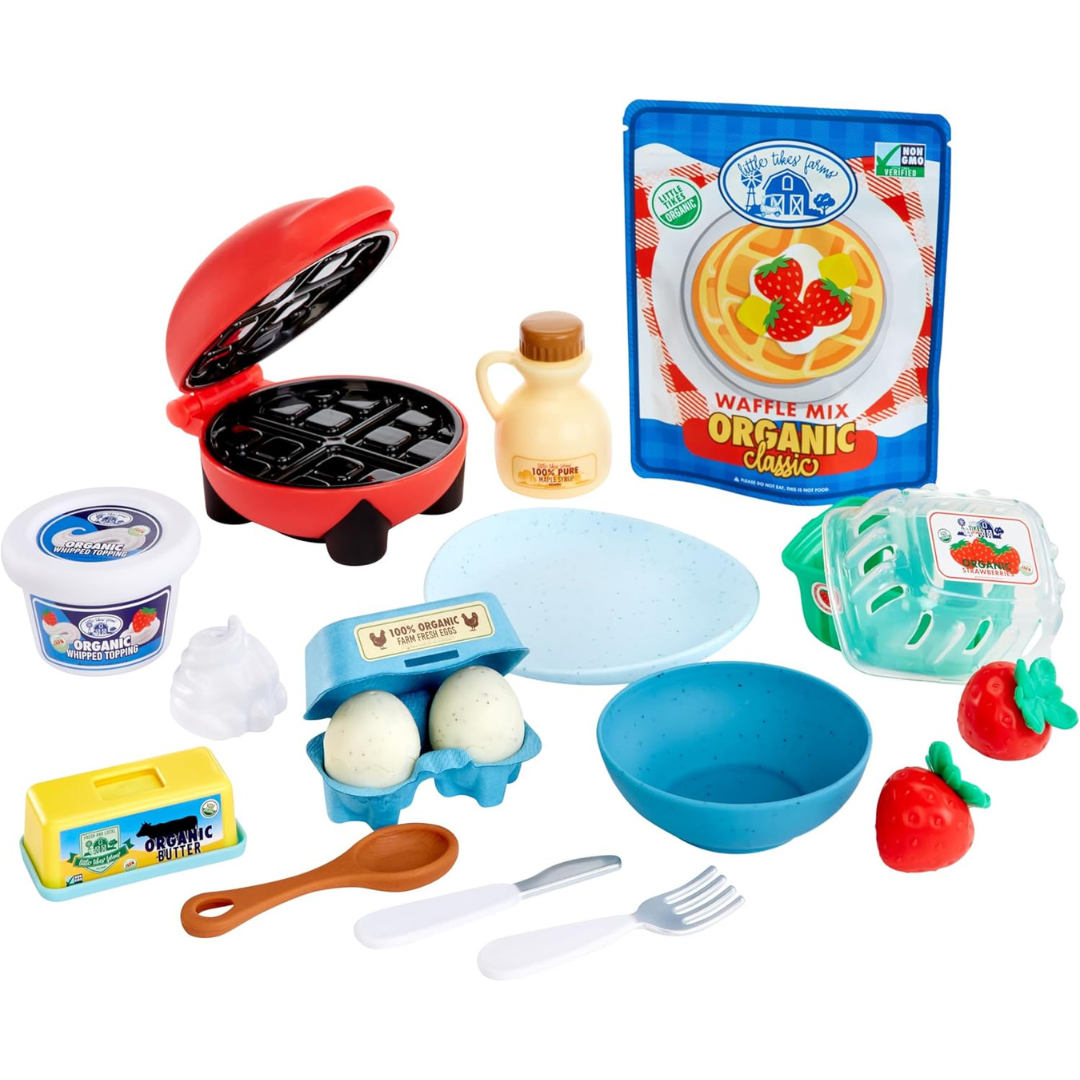 Little Tikes Creative Chefs Waffle Kit W/ Make-It Mix Play Sand