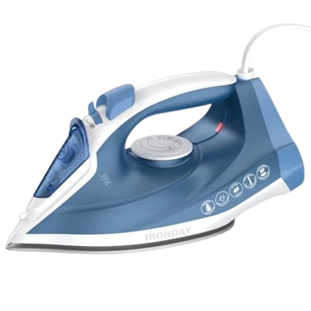 Ironday 1200W Steam Iron With Ceramic Soleplate