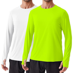 2 Pack Rash Guard UPF 50+ Moisture Wicking Shirts (Various)