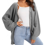 Women's Cotton Button-Down Oversized Knit Tops (Various)