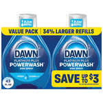 43 Fl Oz 2-Pack Dawn Powerwash Liquid Dish Soap Refill