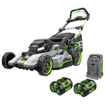 Ego Power+ 56V 21" Brushless Self-Propelled Lawn Mower W/ 2x 6 Ah Batteries