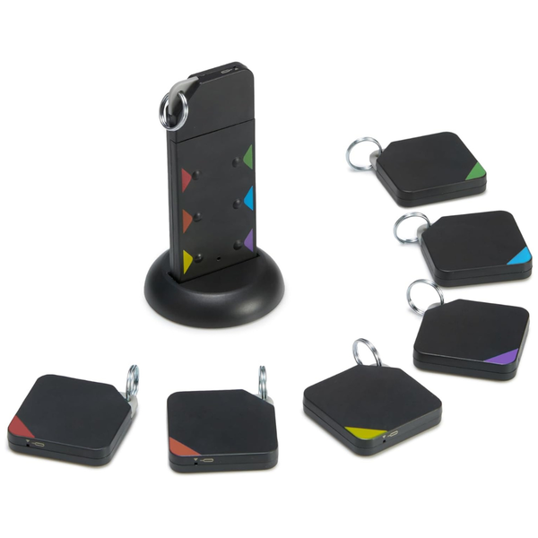 6-Pack Amazon Basics RF Key Finder Item Locator W/ Remote Control