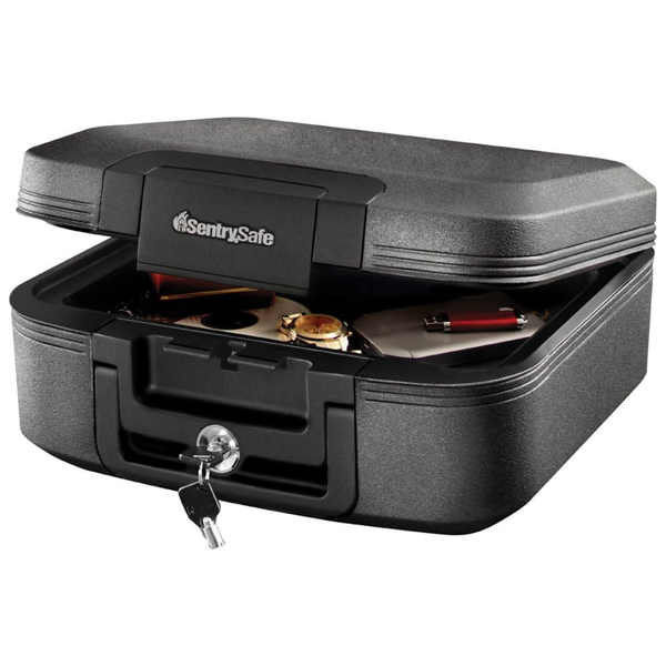 SentrySafe Fireproof & Waterproof Safe Box W/ Key Lock