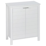 Madison Two Door Floor Bathroom Storage Cabinet With 3 Shelves