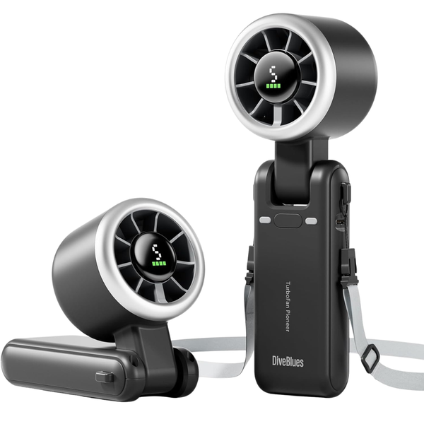 Diveblues USB-C Rechargeable Handheld Turbo Fan
