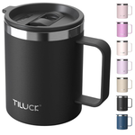 12-Oz TILUCK Insulated Coffee Mug With Lid