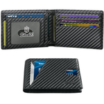 Men's Slim RFID Blocking Leather Bifold Wallet