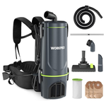 WORKPRO 6-Quart 1200W Motor Commercial Backpack Vacuum Cleaner