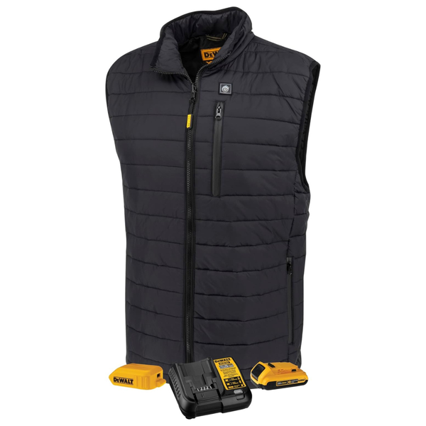 Dewalt DCHV095BD1 Cold Weather Men's Heated Puffer Vest Kit With Battery