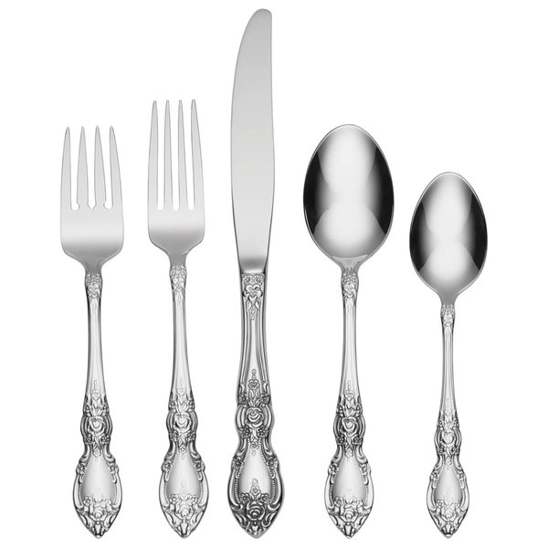 45-Piece Oneida Wordsworth Stainless Steel Flatware Set (Service For 8)