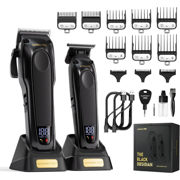 Suprent Cordless Pro Professional Hair Trimmer Set W/ Charging Stand