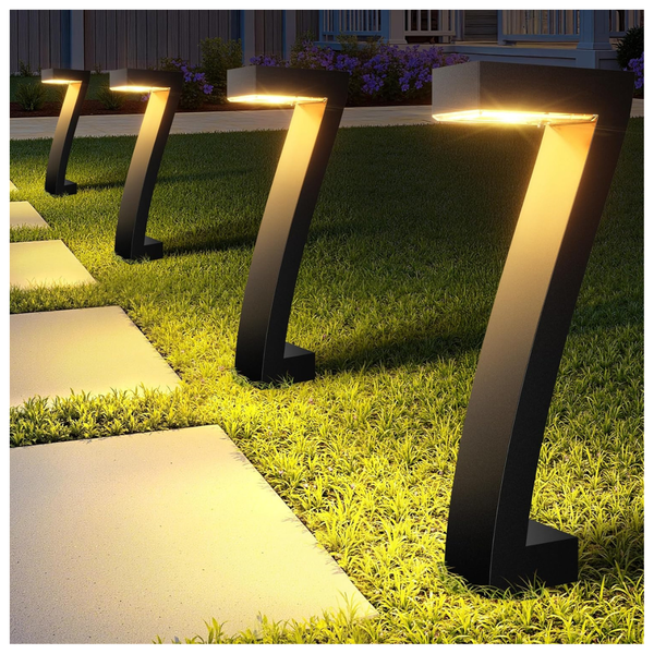 6-Pack Upgraded IP65 Waterproof Bright LED Solar Pathway Lights