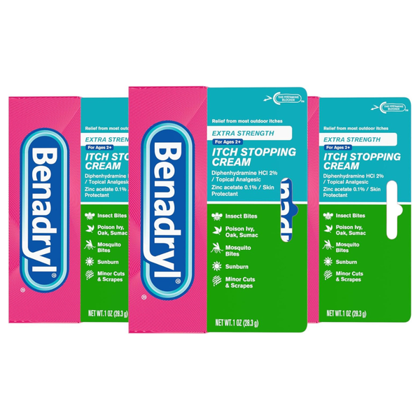 3-Pack 1-Oz Benadryl Extra Strength Anti-Itch Topical Cream