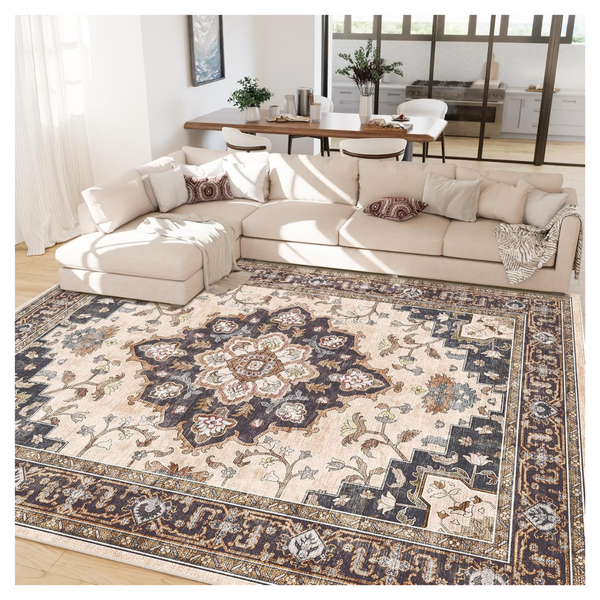 Capaloca 8'' x 10'' Machine Washable Nursery Rug