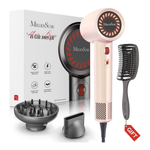 MelodySusie 1600W Ionic Hair Dryer with Diffuser