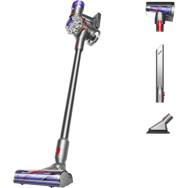 Dyson V8 Plus Cordless Stick Vacuum (Silver/Nickel)