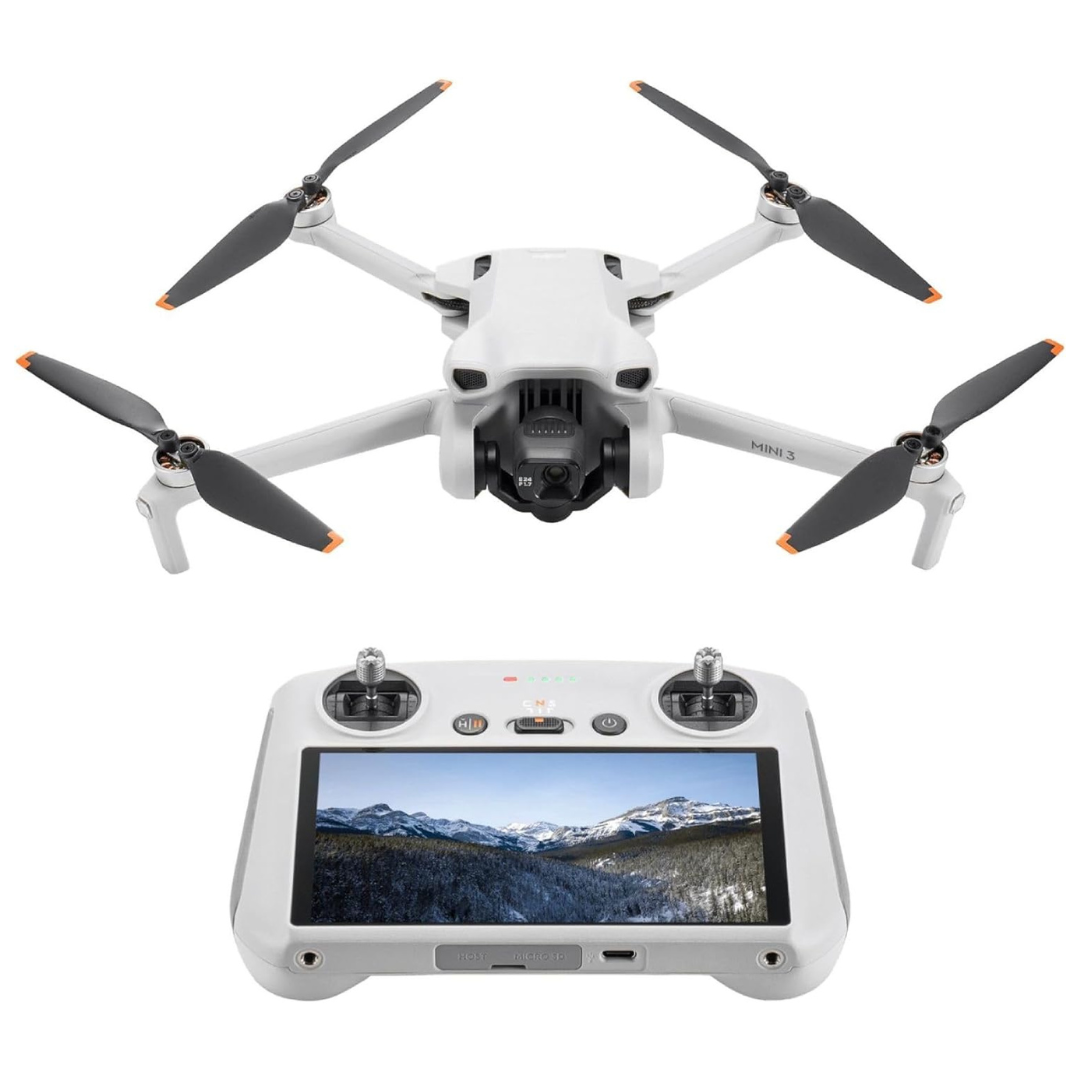 DJI Mini 3 Drone And Remote Control With Built-In Screen (DJI RC)