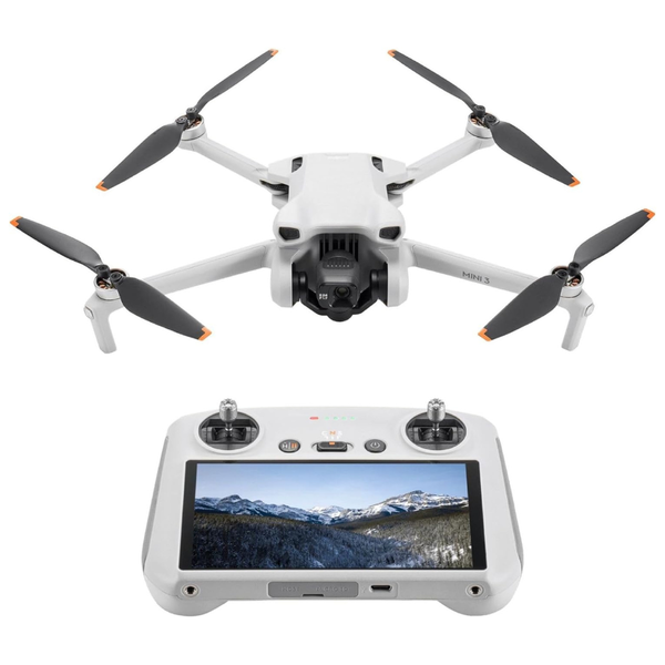 DJI Mini 3 Drone And Remote Control With Built-In Screen (DJI RC)