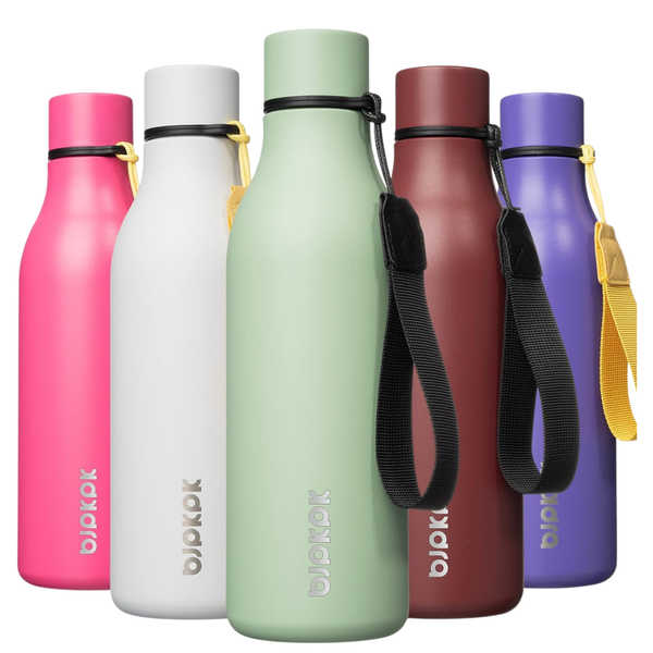 18-Oz Stainless Steel Insulated Water Bottle With Strap