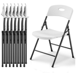 8-Pack Heavy Duty Folding Chairs