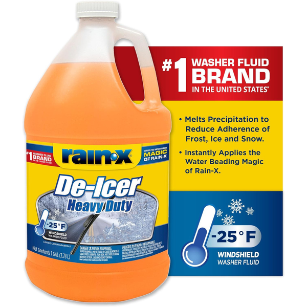 1-Gallon Rain-X Universal De-Icer Windshield Washer Fluid