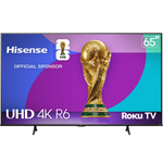 65" Hisense R6 Series 4K Ultra HDR Smart LED Roku TV