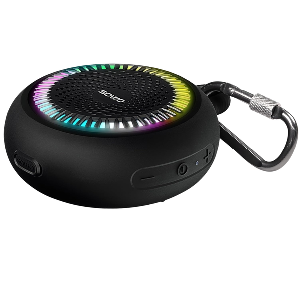 SOWO 12W Portable Wireless Bluetooth Shower Speaker W/ RGB Light (3 Colors)