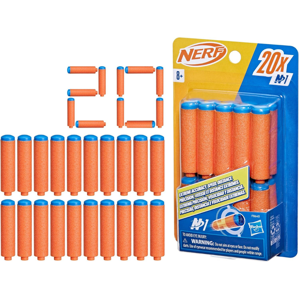 20-Count Nerf N Series N1 Refill Foam Darts