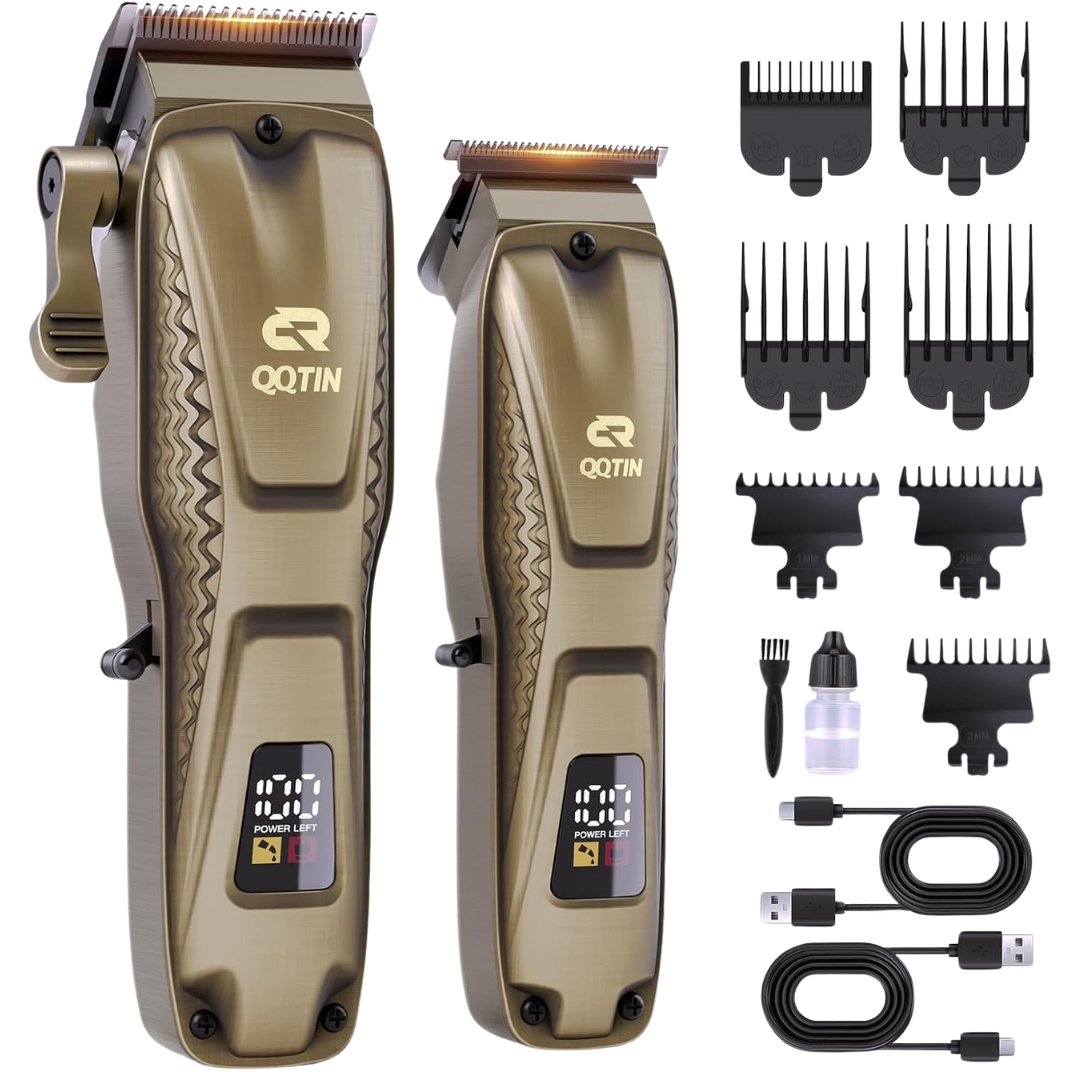 8500RPM Cordless Professional Electric Hair Clipper & Trimmer Set