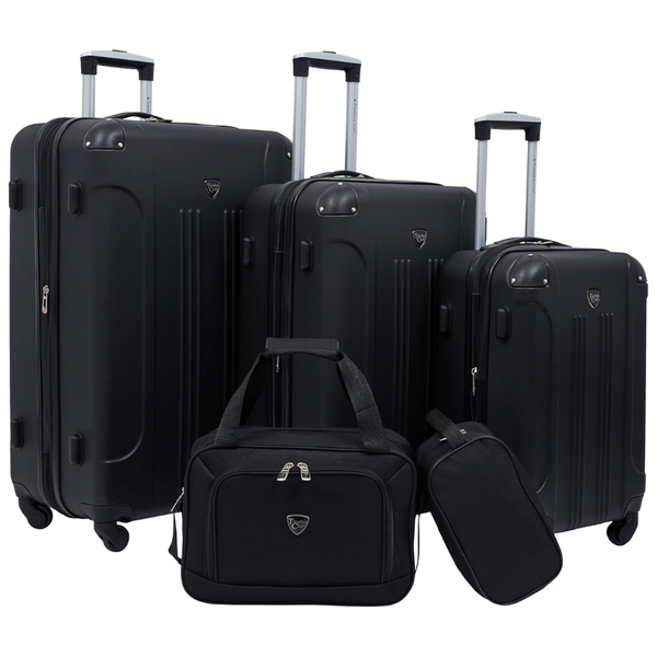 5-Piece Travelers Club Chicago Hardside Expandable Spinner Luggage
