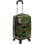 Rockland Carry-On 20" Safari Hardside Spinner Wheel Luggage (2 Colors)