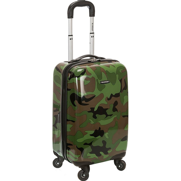 Rockland Carry-On 20" Safari Hardside Spinner Wheel Luggage (2 Colors)