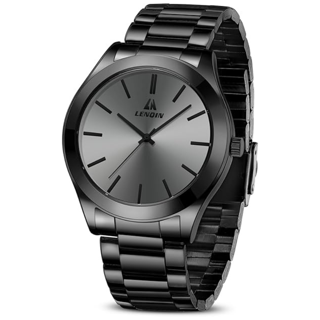 Men's Waterproof Stainless Steel Analog Quartz Watch (Various)