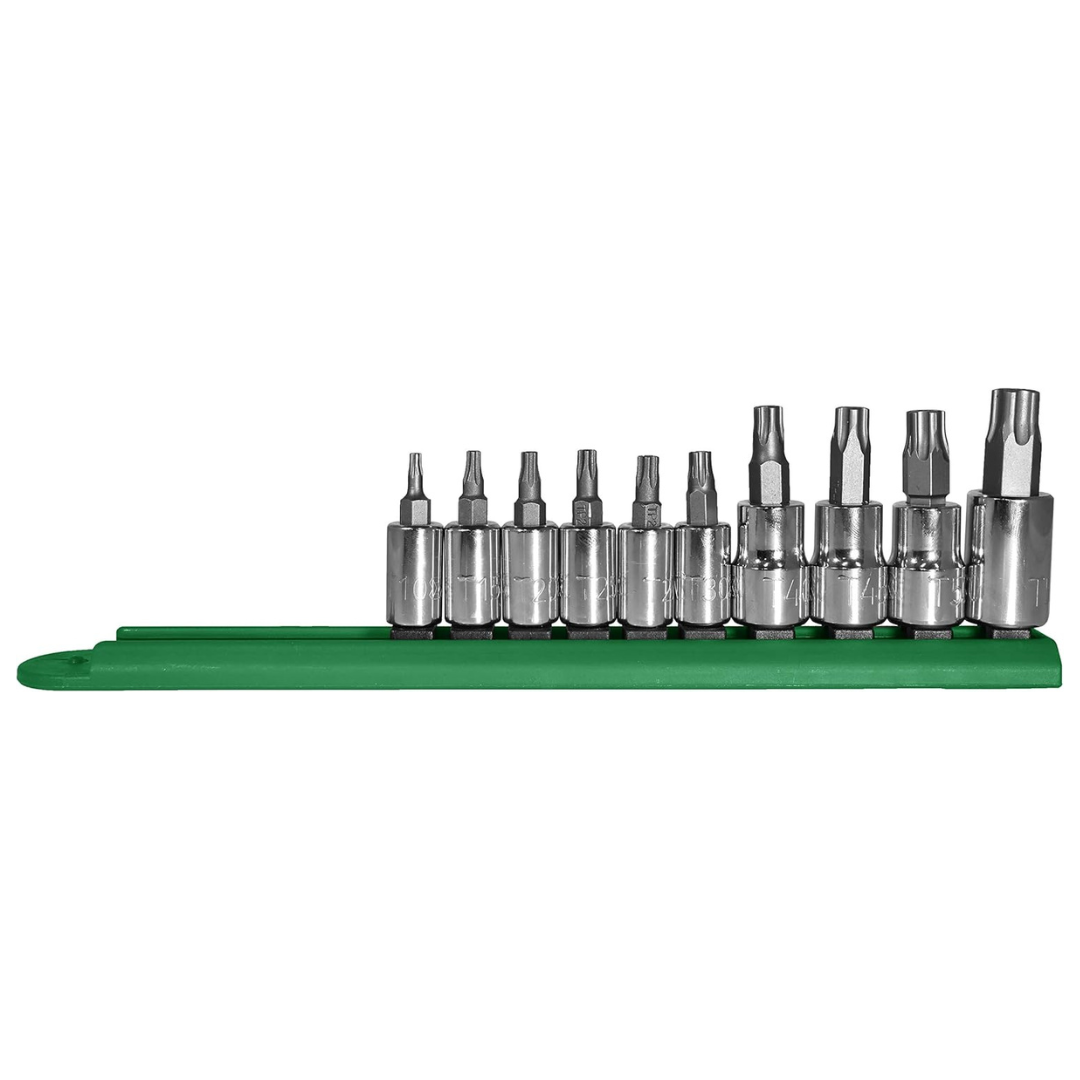 10-Piece Mayhew Tools 16016 Tamper Proof Torx Plus Socket Bit Set